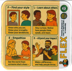 A FREE GIFT WITH ORDER! FLEX: Connect, Empower, & Lead (Mousepad)